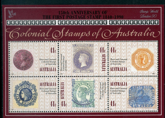 Australia Scott #1180h MNH S/S Stamp World London '80 CV$16+ 408690 ISH