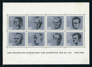 Germany note after Scott #890 MNH SHEET German Nazi Resistance CV$6+ 408701 ISH
