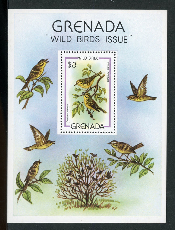 Grenada Scott #989 MNH S/S Birds FAUNA CV$5+ 408711 ISH