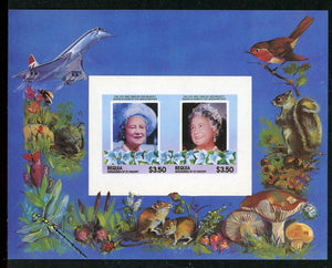 SVG Bequia Scott #211 MNH S/S Queen Mother 85th Birthday $3.50 CV$3+ 408716 ISH
