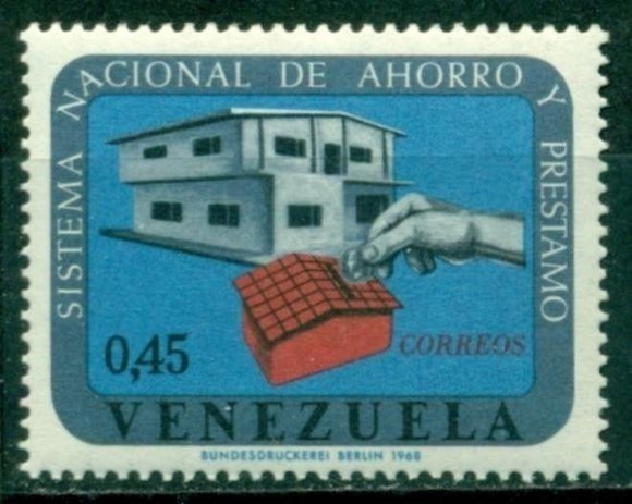 Venezuela Scott #923 MNH National Savings System $$