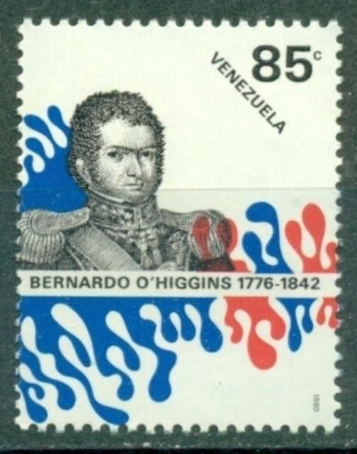 Venezuela Scott #1233 MNH Bernardo O'Higgins $$