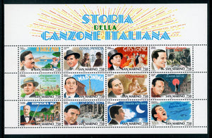San Marino Scott #1367 MNH S/S History of Italian Song CV$10+ 409870 ISH