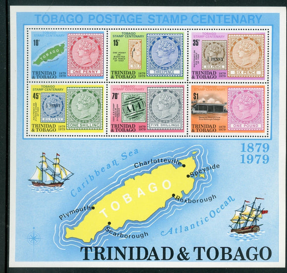 Trinidad & Tobago Scott #317a MNH S/S Stamp Centenary $$ 409874 ISH