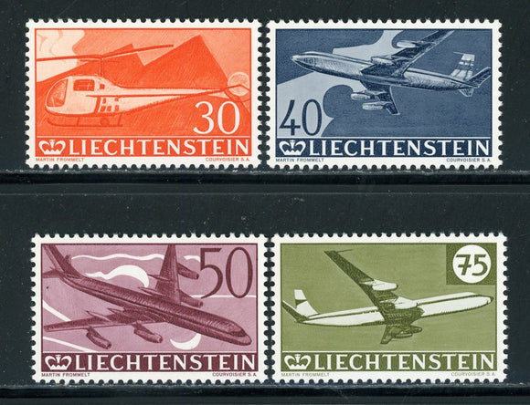 Liechtenstein Scott #C34-C37 MNH 1st Airpost Stamps ANN CV$17+ 410067 ISH