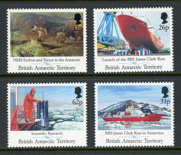 British Antarctic Territory Scott #184-187 MNH Research Scenes CV$9+ 410127 ISH