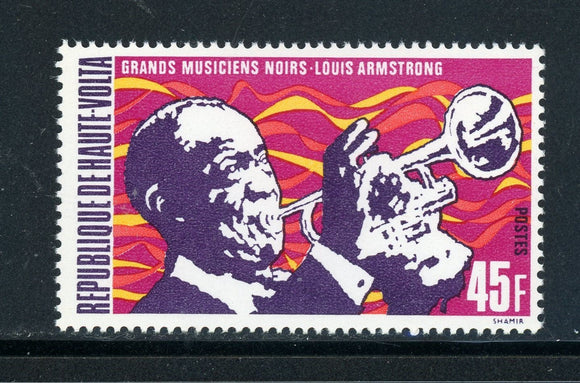 Burkina Faso Scott #270 MNH Louis Armstrong Musician CV$4+ 410139 ISH