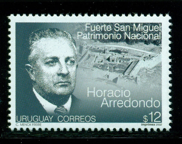Uruguay Scott #1967 MNH Horacio Arredondo Preservationist CV$4+