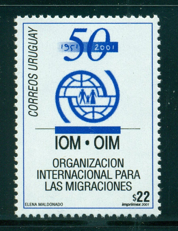 Uruguay Scott #1908 MNH Int'l Organization for Migration CV$13+