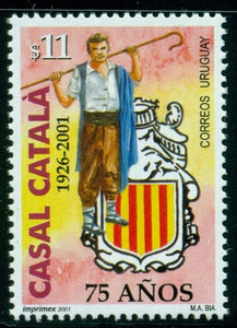 Uruguay Scott #1899 MNH Casal Catalá 75th ANN CV$6+