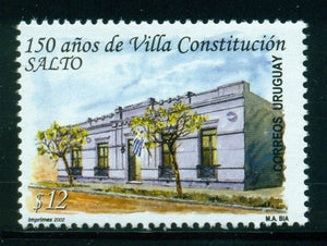 Uruguay Scott #1952 MNH Villa Constitución 150th ANN CV$5+