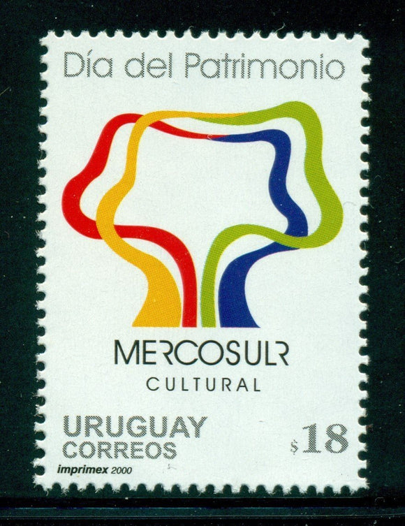 Uruguay Scott #1882 MNH Mercosur Cultural Heritage Day CV$7+