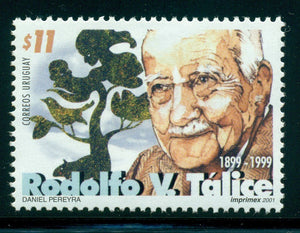 Uruguay Scott #1901 MNH Rodolfo V. Tálice Biologist CV$6+