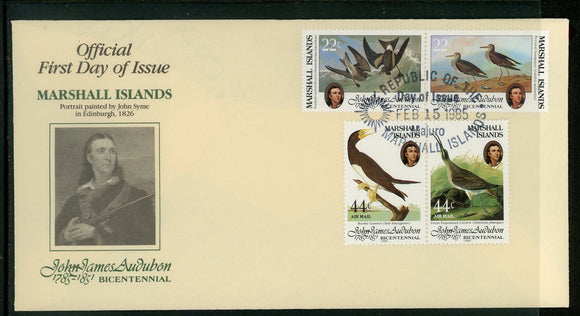 Marshall Islands Scott #64a//C2a FIRST DAY COVER Audubon Bicent. $$ 414105