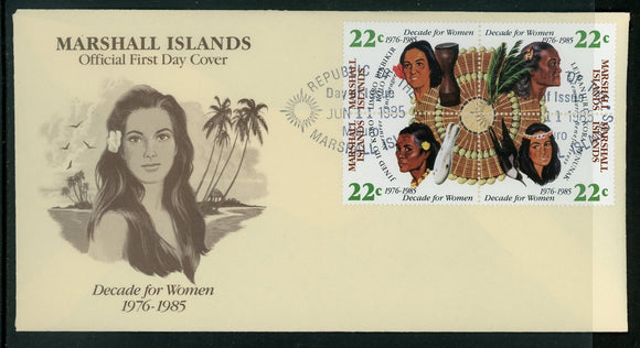 Marshall Islands Scott #73a FIRST DAY COVER Decade for Women $$ 414107