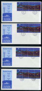Marshall Islands Scott #58e FIRST DAY COVERS STRIPS Christmas Wise Man $$ 414123