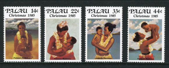 Palau Scott #90-93 MNH Christmas 1985 CV$2+ 414154