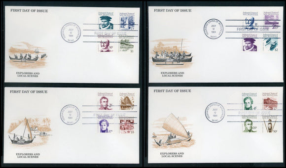Micronesia Scott #5-18 FIRST DAY COVERS 1984 Definitives $$ 414194