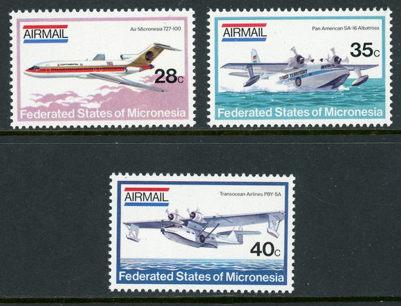 Micronesia Scott #C1-C3 MNH Air Micronesia CV$2+ 414198