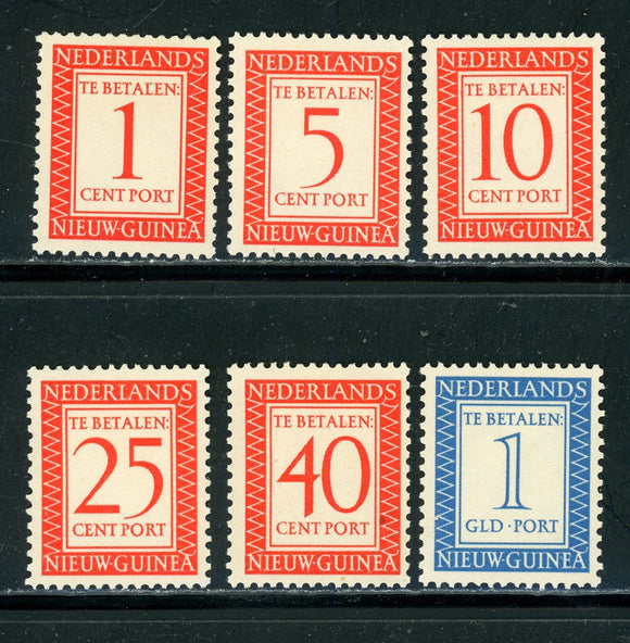 Netherlands New Guinea Scott #J1-J6 MNH 1957 Postage Dues CV$16+ 414288