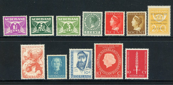 Netherlands Assortment #166//367 MNH 1928//1955 Issues $$ 414293