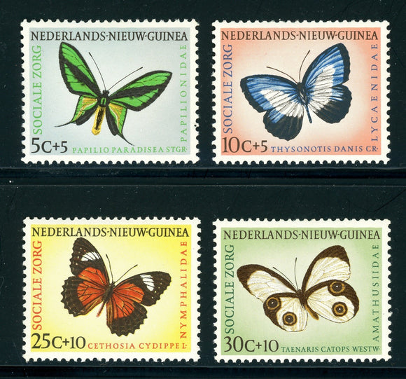 Netherlands New Guinea Scott #B23-B26 MNH Butterflies Insects CV$5+ 414311