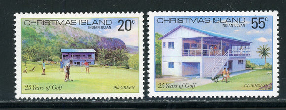 Christmas Island Scott #93-94 MNH Golf $$ 414393