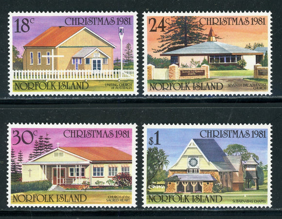 Norfolk Island Scott #283-286 MNH Christmas 1981 $$ 414402