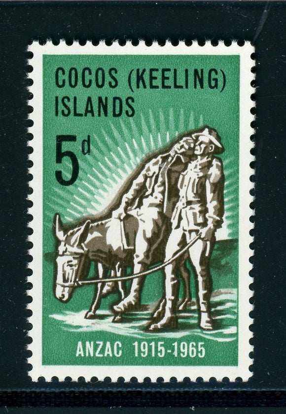 Cocos Islands Scott #7 MNH ANZAC issue $$ 414415