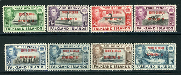 Falkland Islands Scott #3L1-3L8 MNH South Georgia Issue CV$25+ 414428
