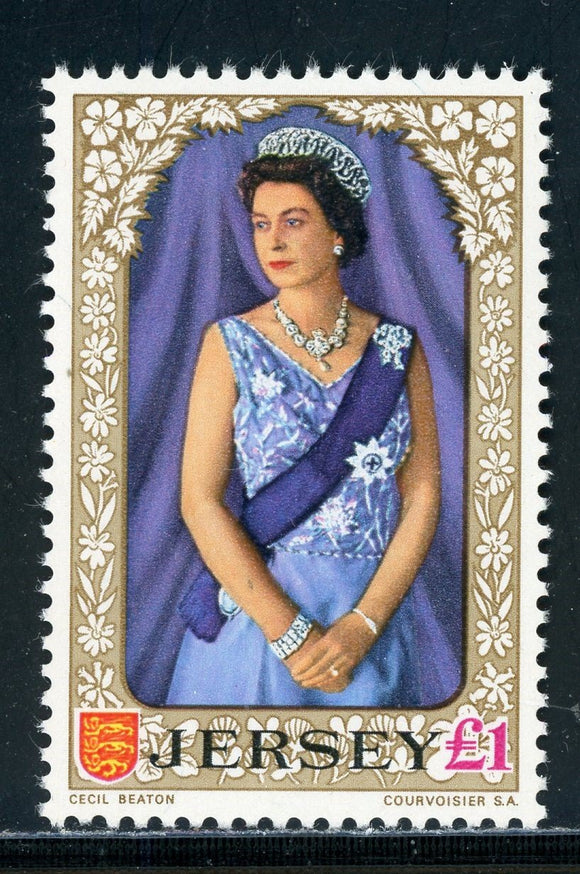 Jersey note after Scott #21 MNH Queen Elizabeth II REPRINT CV$3+ 414444