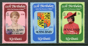 Kiribati Scott #407-409 MNH Birth of Prince William $$ 414455
