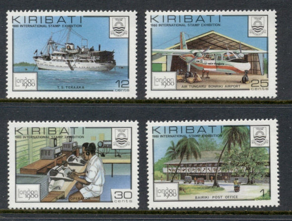 Kiribati Scott #352-355 MNH London '80 Stamp EXPO $$ 414465