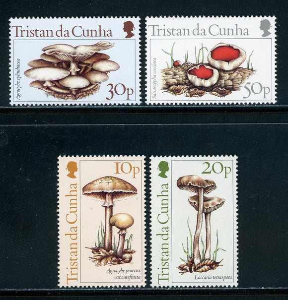 Tristan da Cunha Scott #352-355 MNH Local Fungi FLORA CV$4+ 414471