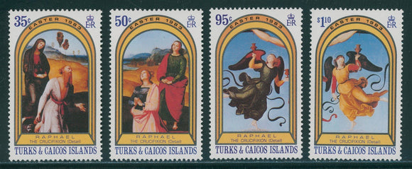 Turks & Caicos Scott #559-562 MNH Easter 1983 CV$2+ 414522