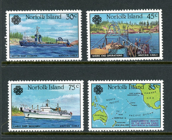 Norfolk Island Scott #319-322 MNH World Communications Year WCY CV$2+ 417218