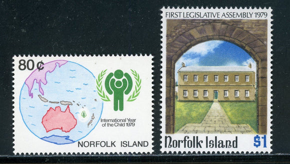 Norfolk Island Scott #249-250 MNH Legislature and IYC CV$2+ 417229