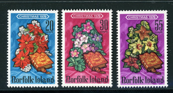 Norfolk Island Scott #237-239 MNH Christmas and Flowers $$ 417231