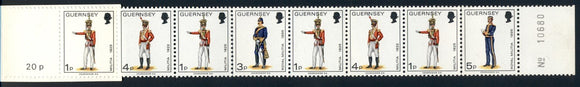 Guernsey Scott #102A MNH BOOKLET Military Uniforms $$ 417261