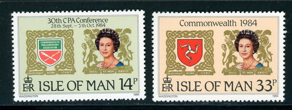 Isle of Man Scott #272-273 MNH Commonwealth Parliamentary Assn $$ 417264