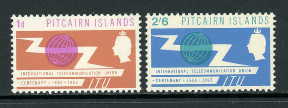 Pitcairn Islands Scott #52-53 MLH ITU Issue $$ 417290