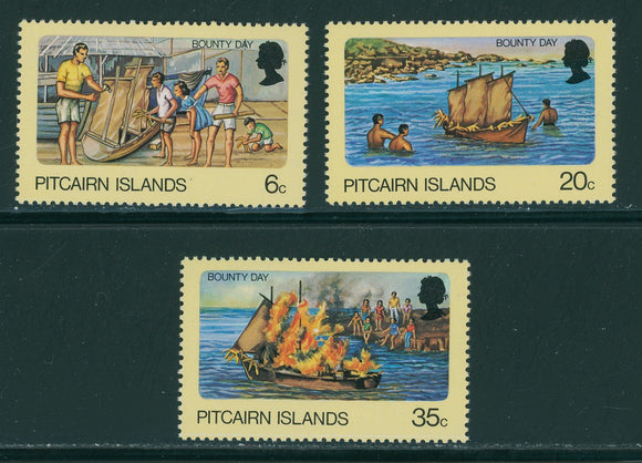 Pitcairn Islands Scott #174-176 MNH Bounty Reenactment $$ 417320