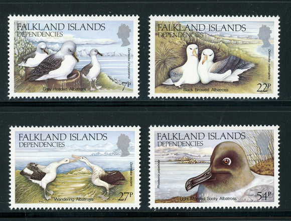 Falkland Islands Scott #1L88-1L91 MNH Albatrosses FAUNA CV$10+ 417509