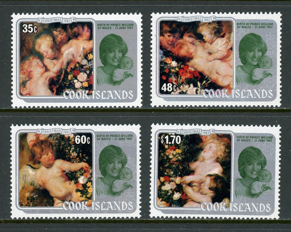 Cook Islands Scott #687-690 MNH Birth of Prince William CV$8+ 417565