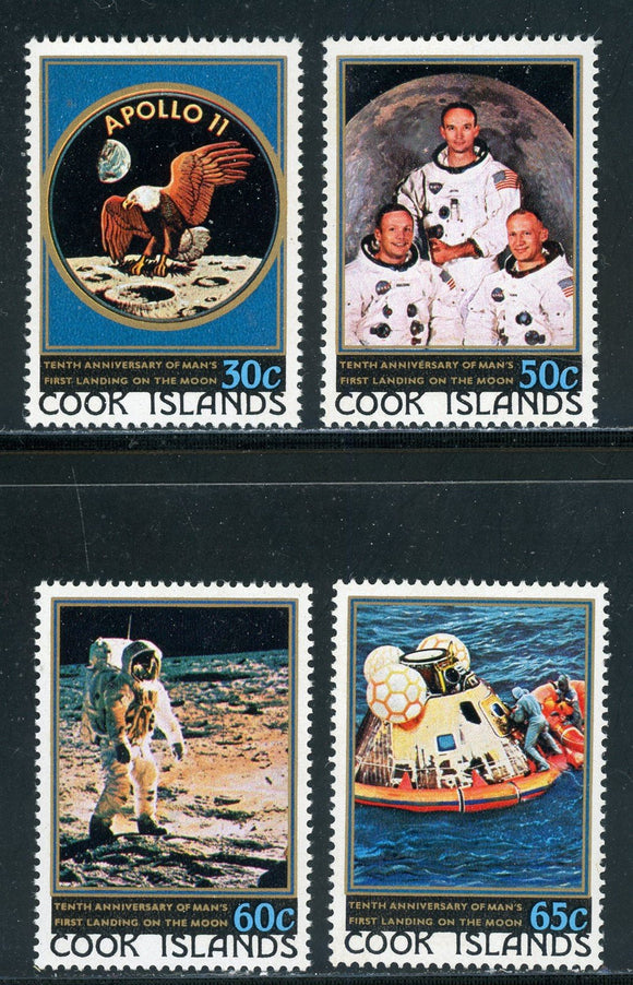 Cook Islands Scott #532-535 MNH Apollo XI Moon Landing ANN CV$2+ 417577