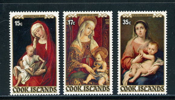 Cook Islands Scott #503-505 MNH Christmas 1978 $$ 417579