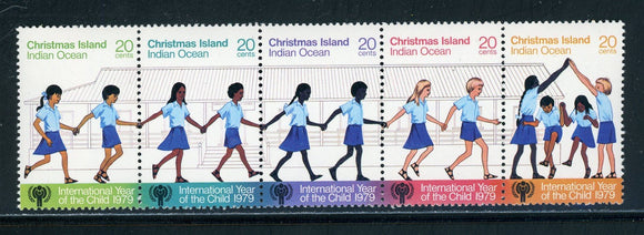 Christmas Island Scott #89 MNH STRIP Int'l Year of the Child IYC $$ 417602