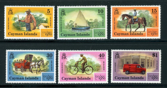 Cayman Islands Scott #437-442 MNH London '80 Stamp EXPO CV$2+ 417609