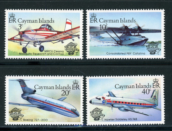 Cayman Islands Scott #514-517 MNH Manned Flight 200th ANN CV$6+ 417618