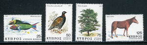 Cyprus Scott #516-519 MNH Animals FAUNA and Plants $$ 417631